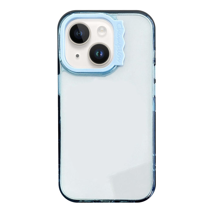 For Iphone 15 Colorful Wavy Circle Pc Hybrid Tpu Phone Case