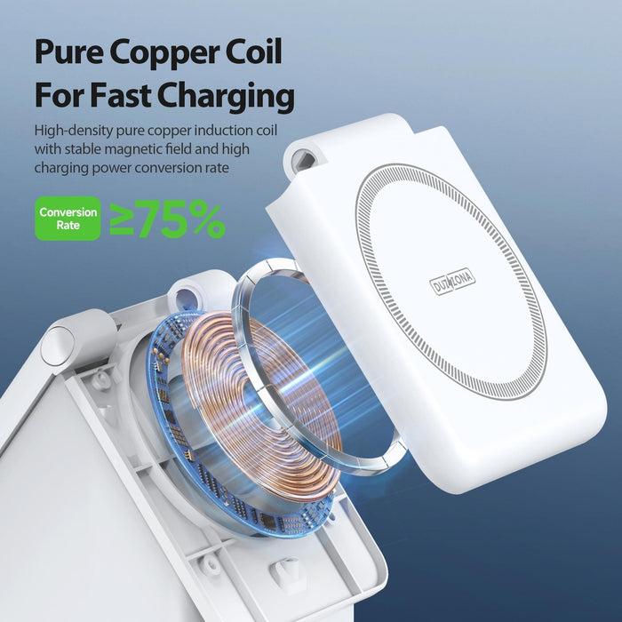 4 In 1 15W Magnetic Wireless Charger White