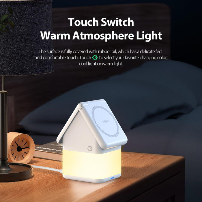 4 In 1 15W Magnetic Wireless Charger White