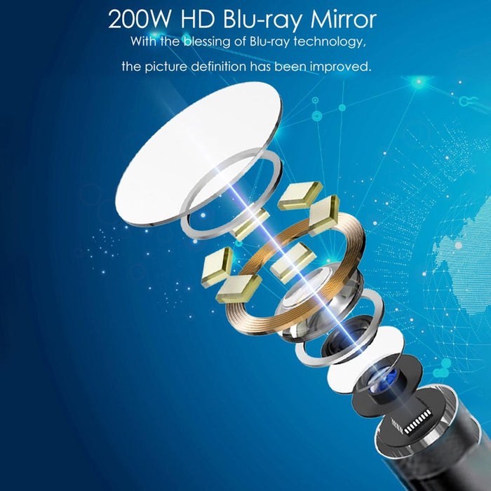 4.5 Inch Ips Colour Screen 8Mm Single Camera Split Hard Cable Industrial Endoscope Length 10M Black Red