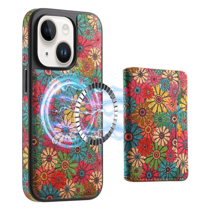 For Iphone 15 Magsafe Detachable Card Slot Holder Phone Case