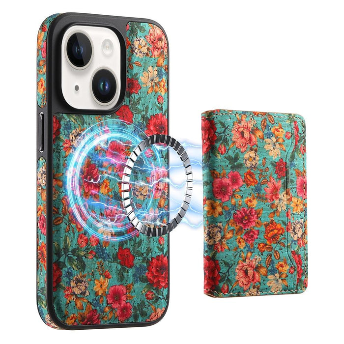 For Iphone 15 Magsafe Detachable Card Slot Holder Phone Case