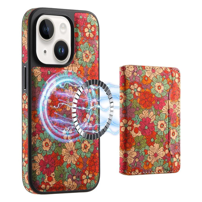 For Iphone 15 Magsafe Detachable Card Slot Holder Phone Case