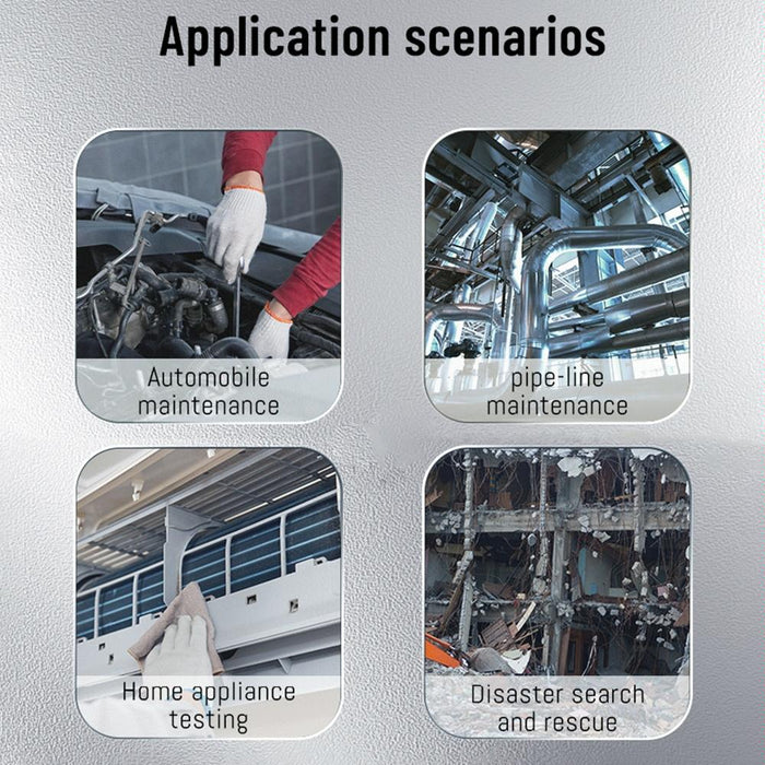 5 Inch Ips Colour Screen 3.9Mm Single Camera Handheld Hard Cable Hd Industrial Endoscope Length 1M Orange Black