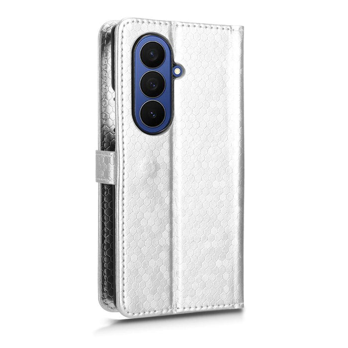 For Samsung Galaxy Z Fold7 5G Honeycomb Dot Texture Leather Phone Case