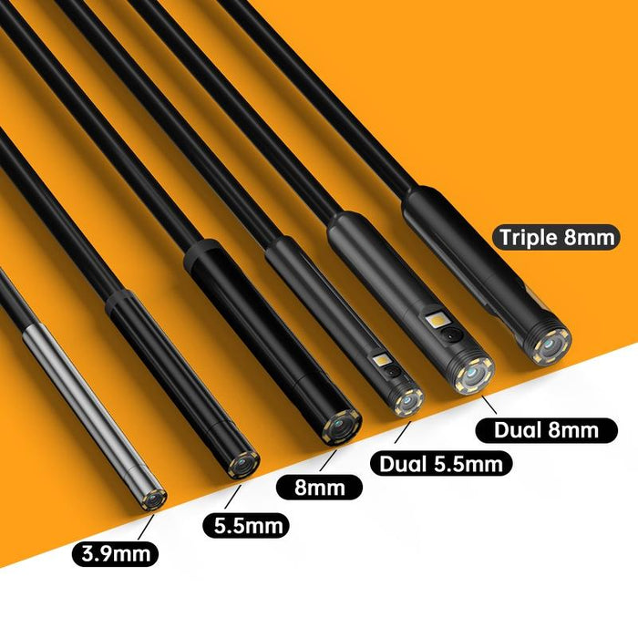 3.9Mm Single Camera Wifi Connected Hard Cable Hd Industrial Endoscope Length 1M Black