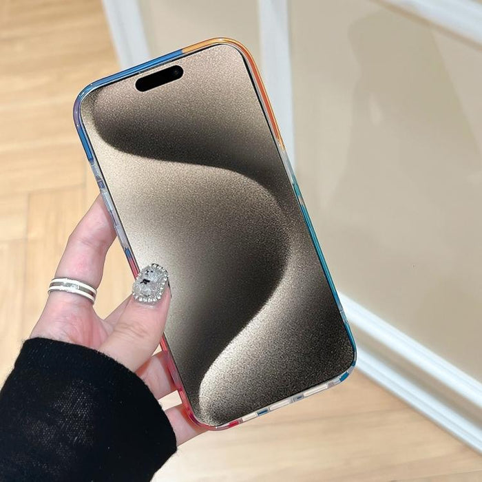 For Iphone 15 Illustration Graffiti Cat Pattern Double Layer Lmd Phone Case