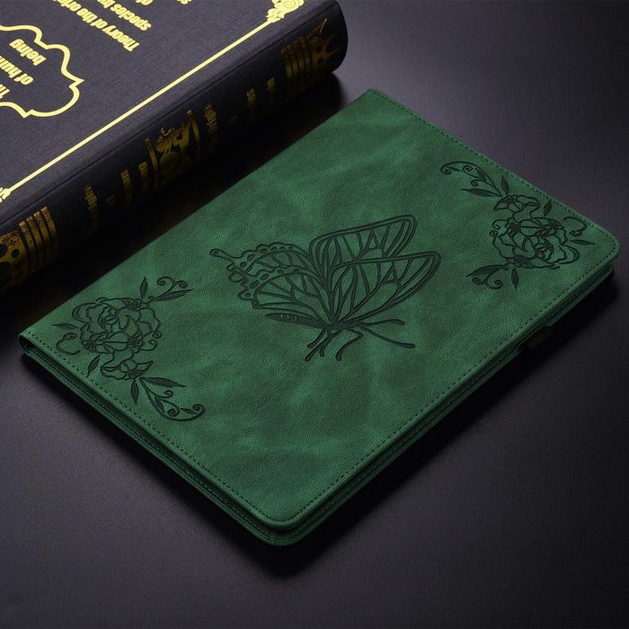 11 Butterfly Flower Embossed Leather Tablet Case For Huawei Matepad Se 2024