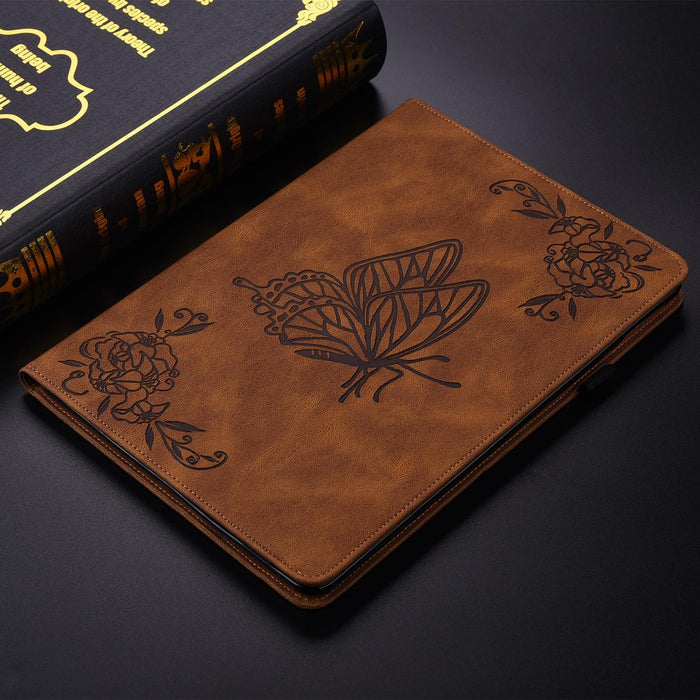 11 Butterfly Flower Embossed Leather Tablet Case For Huawei Matepad Se 2024