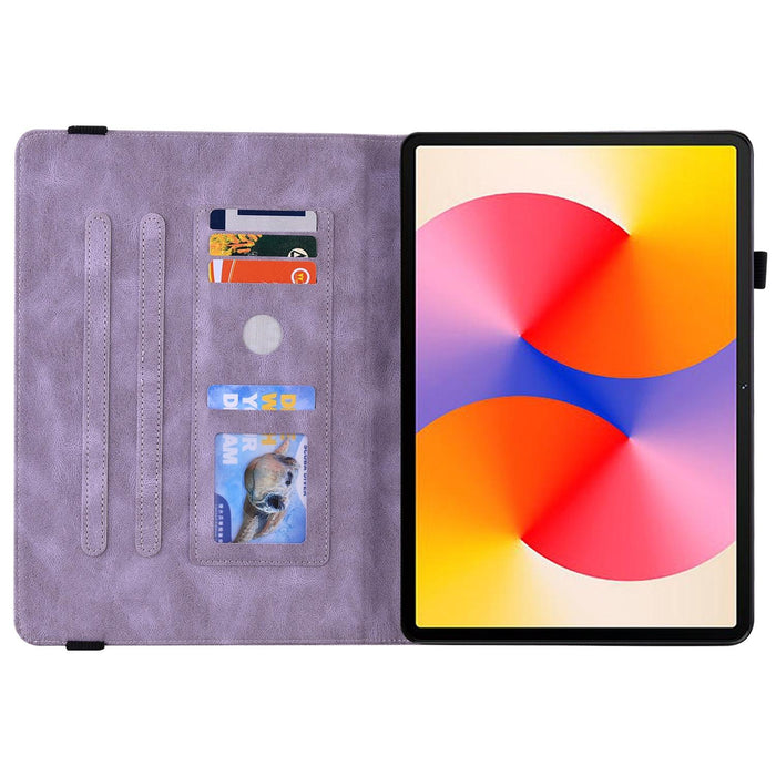 11 Butterfly Flower Embossed Leather Tablet Case For Huawei Matepad Se 2024