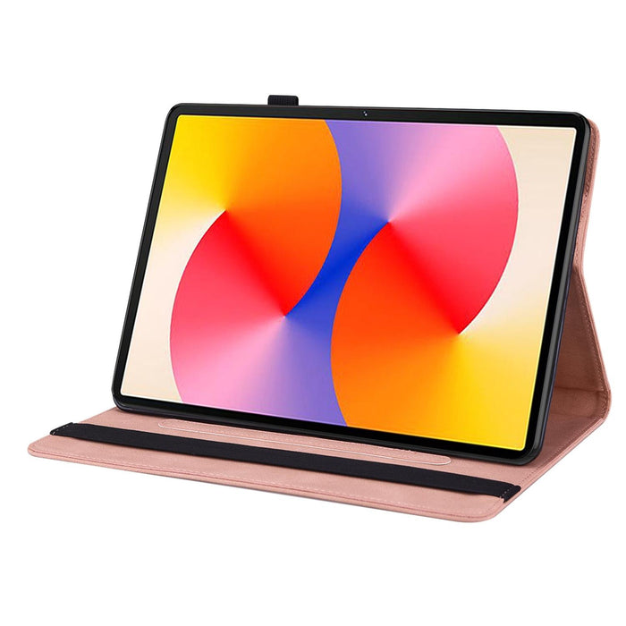 11 Butterfly Flower Embossed Leather Tablet Case For Huawei Matepad Se 2024