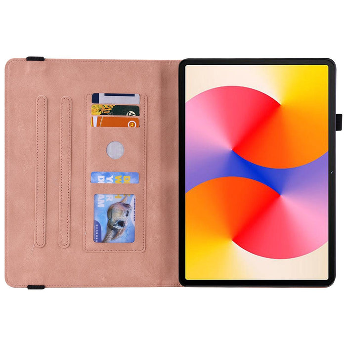 11 Butterfly Flower Embossed Leather Tablet Case For Huawei Matepad Se 2024