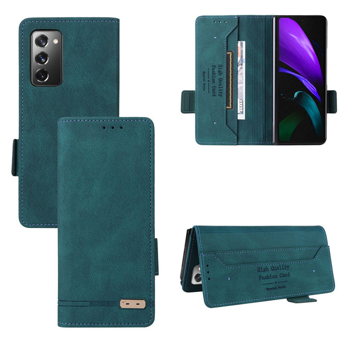 For Samsung Galaxy Z Fold7 5G Magnetic Clasp Leather Phone Case