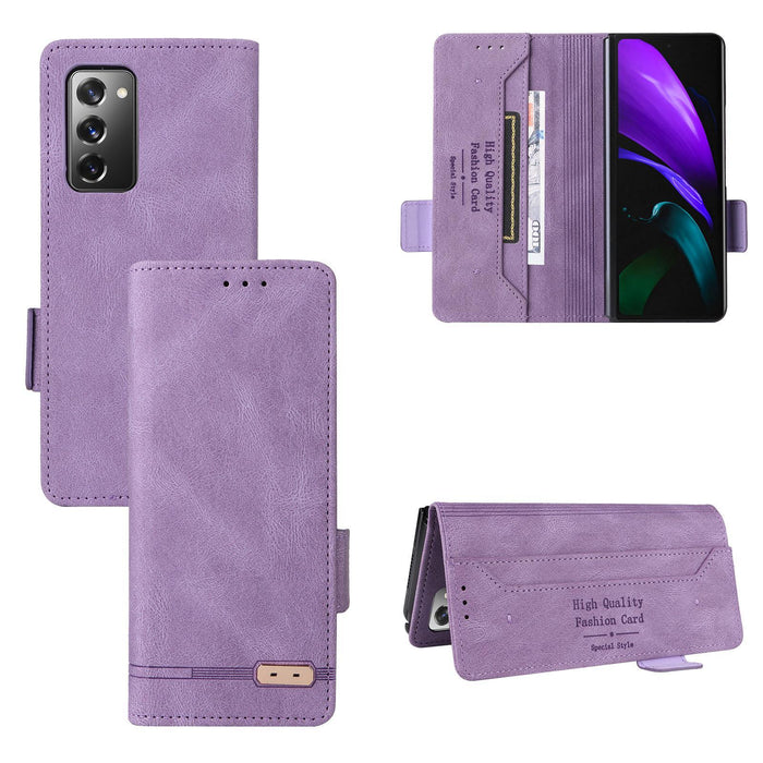 For Samsung Galaxy Z Fold7 5G Magnetic Clasp Leather Phone Case
