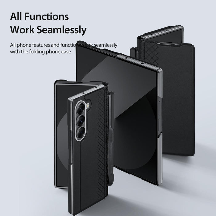 For Samsung Galaxy Z Fold7 5G Bril Series Pu & Tpu Phone Case With Pen Slot