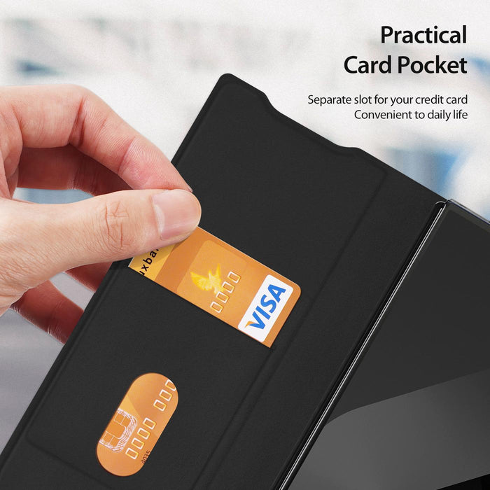 For Samsung Galaxy Z Fold7 5G Bril Series Pu & Tpu Phone Case With Pen Slot