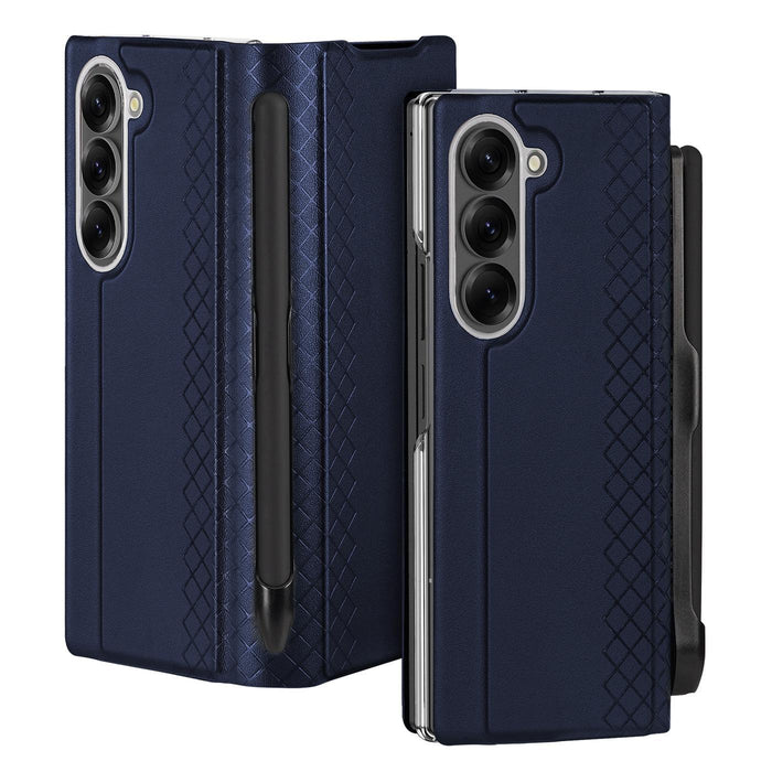 For Samsung Galaxy Z Fold7 5G Bril Series Pu & Tpu Phone Case With Pen Slot