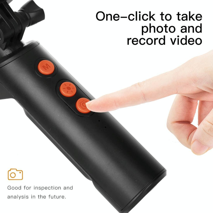 1080P Ip68 Waterproof Dual Camera Wifi Digital Endoscope Length 5M Snake Tube Black