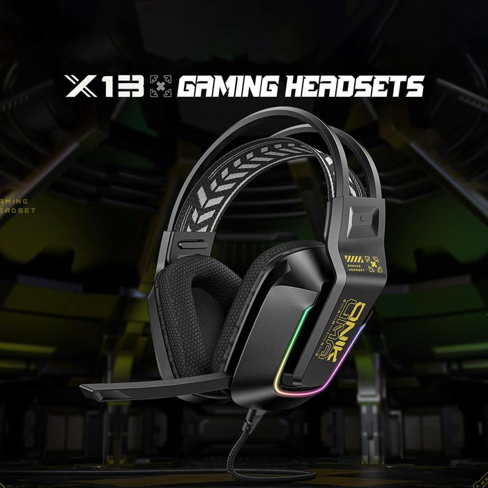 Rgb Gaming Headset With Microphone 2.2M Length