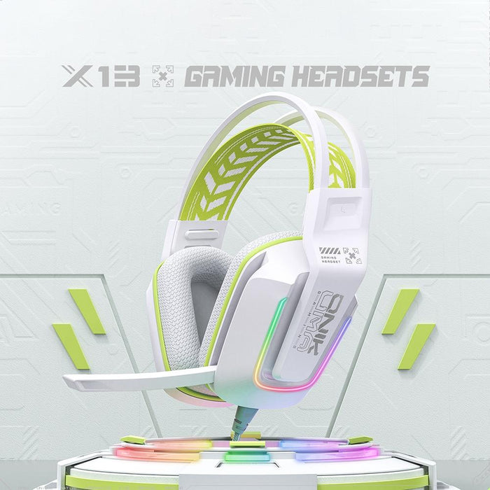 Rgb Gaming Headset With Microphone 2.2M Length