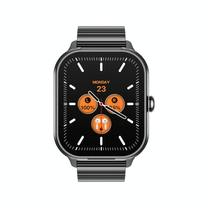 2.01 Inch 2 In 1 Bluetooth Earphone Smart Watch With Nfc & Steel Strap