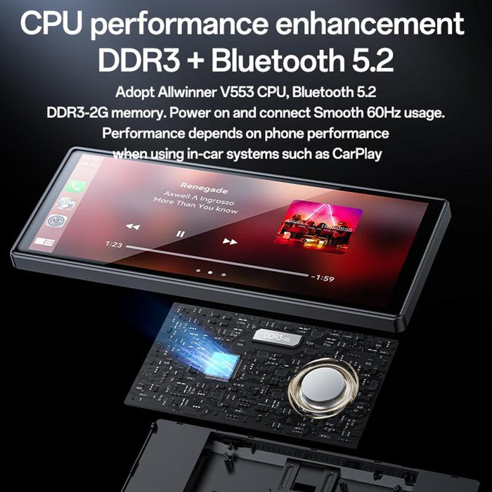 10.26 Inch Carplay Navigation & Recorder - Yesido Km19 Black