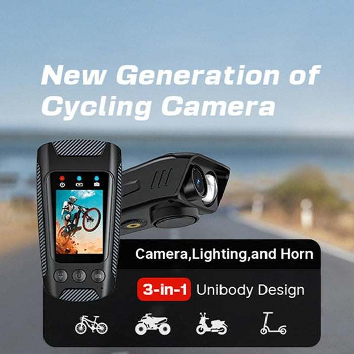 2 Inch Ips Color Screen Waterproof Cycling Camera