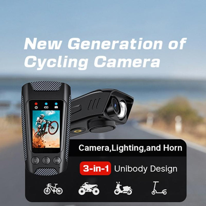 2 Inch Ips Color Screen Waterproof Cycling Camera