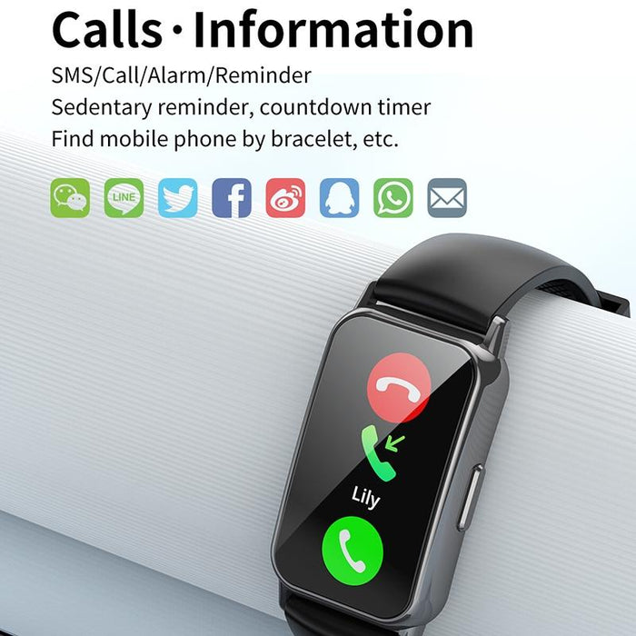 1.47 Inch Waterproof Smart Watch Heart Rate & Blood Pressure Support