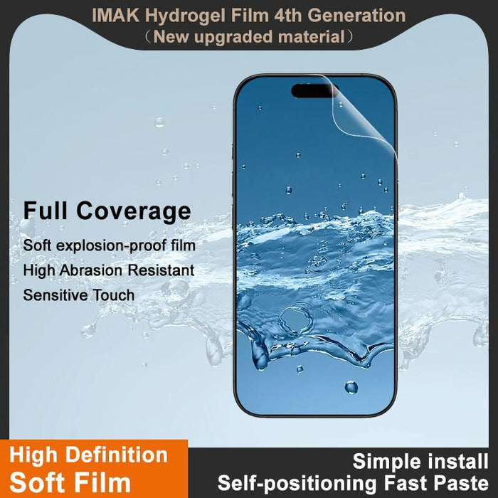 4Th Generation Full Coverage Screen Hydrogel Film Protector