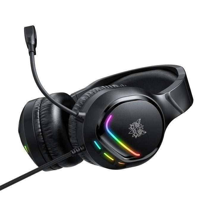 Rgb Gaming Headset With Mic 2.2M Cable Black