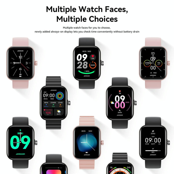 1.96 Screen Inch Smart Watch With Bt Call & Heart Rate