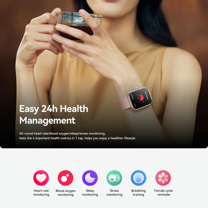 1.96 Screen Inch Smart Watch With Bt Call & Heart Rate