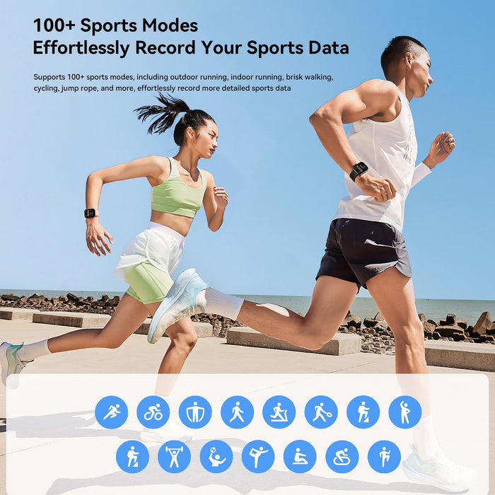 1.96 Screen Inch Smart Watch With Bt Call & Heart Rate