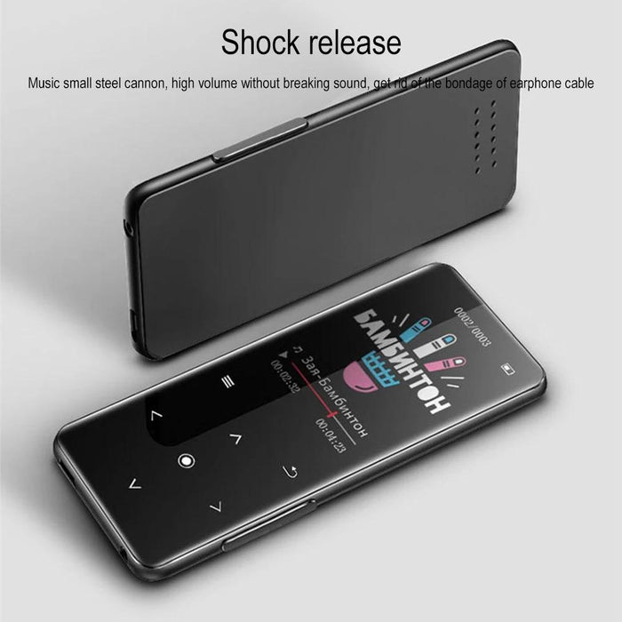 2.0 Inch Touch Screen Mp4 Player With Bluetooth Black