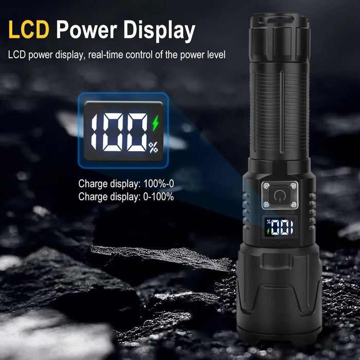 30W White Laser Wick Led Flashlight 1000Lm