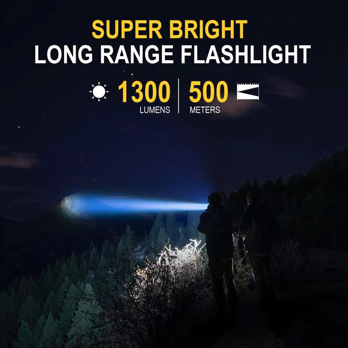 30W White Laser Wick Led Flashlight 1000Lm