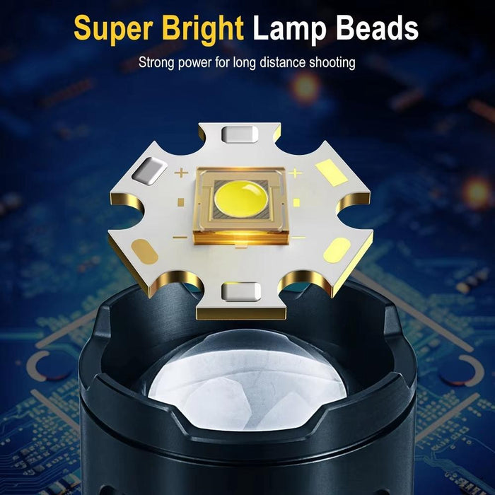 30W White Laser Wick Led Flashlight 1000Lm