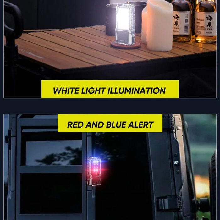 Mini Multifunctional Work Light With Rotating Head Transparent