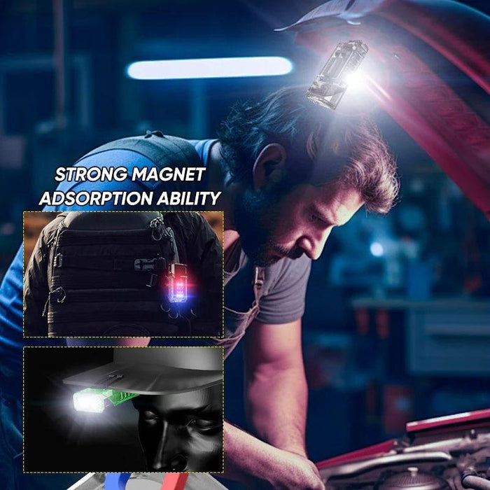 Mini Multifunctional Work Light With Rotating Head Transparent