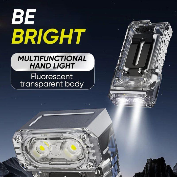 Mini Multifunctional Work Light With Rotating Head Transparent