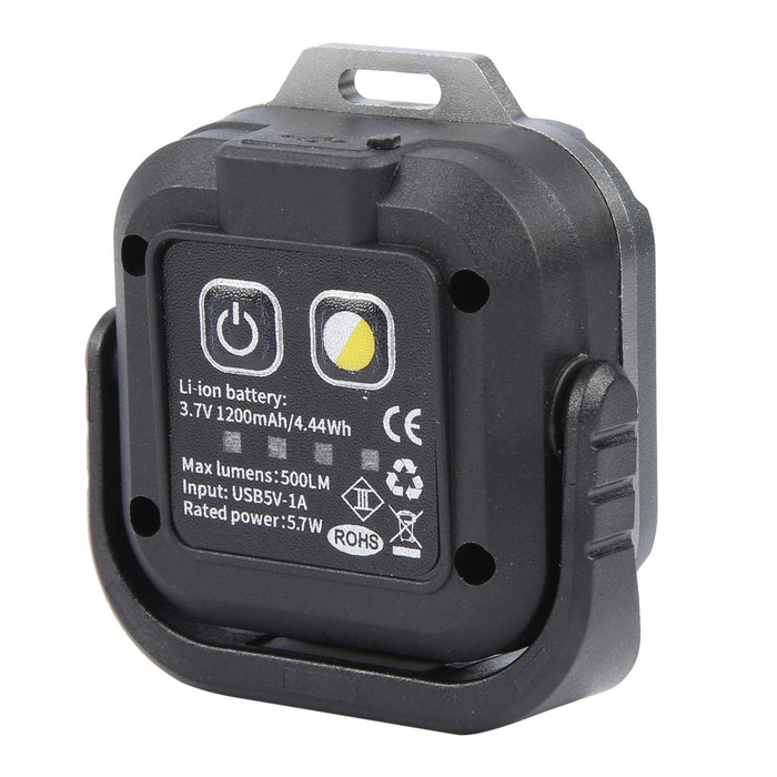 500Lm Mini Work Light With Holder Black