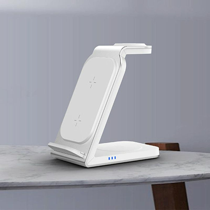 3 In 1 Vertical Metal Wireless Charger