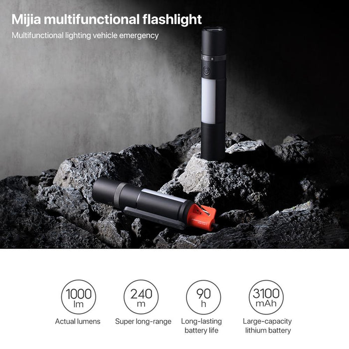 1000Lm Multifunctional Flashlight With Side Light