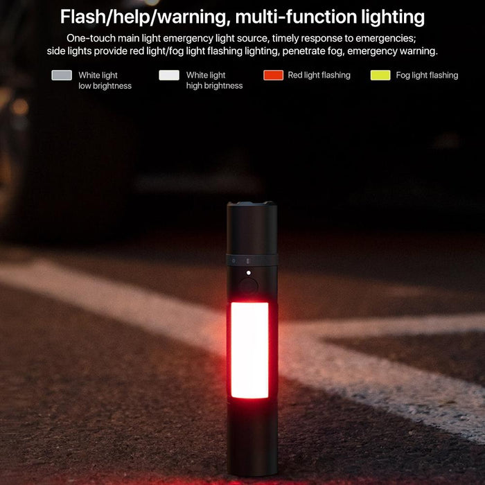 1000Lm Multifunctional Flashlight With Side Light