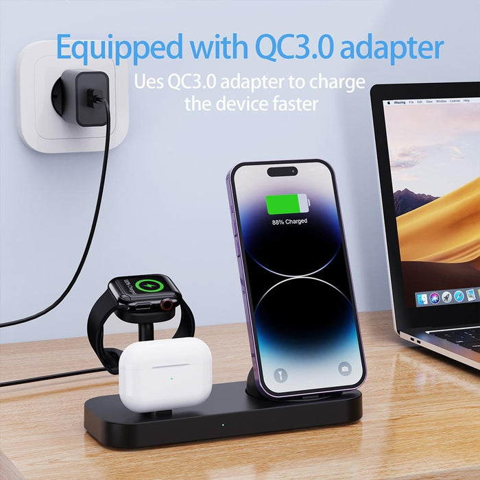 4 In 1 Charging Stand For Apple Watch And Airpods