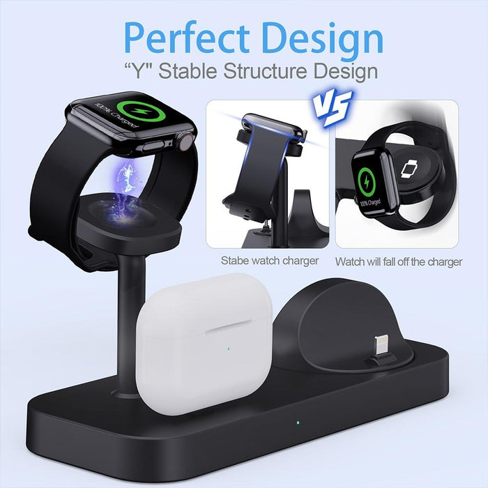 4 In 1 Charging Stand For Apple Watch And Airpods