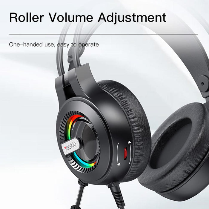Rgb Gaming Earphones With Head-Mounted Design