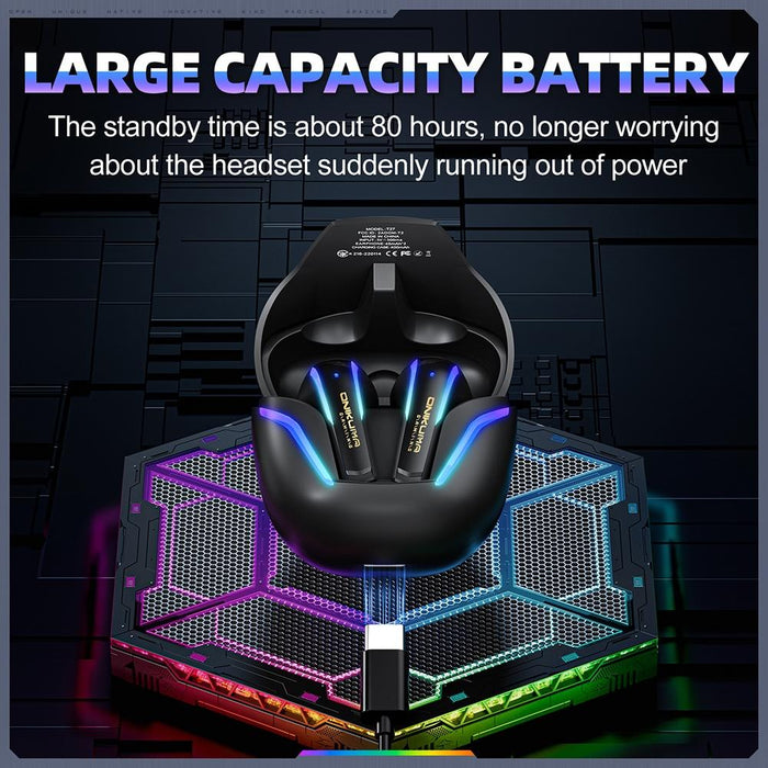 T27 Dual Mode Cool Wireless Bluetooth Earphone