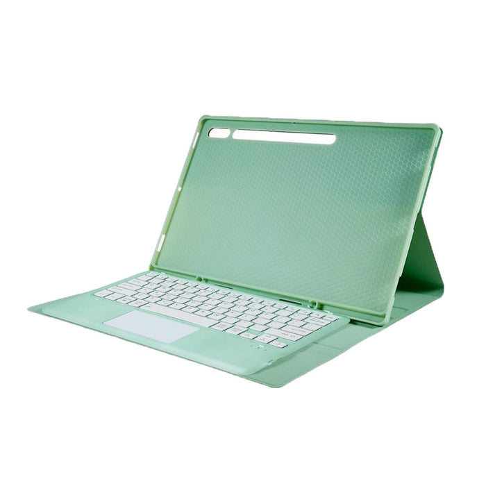 For Samsung Galaxy Tab S10 Ultra Touch Pad Detachable Bluetooth Keyboard Leather Tablet Case